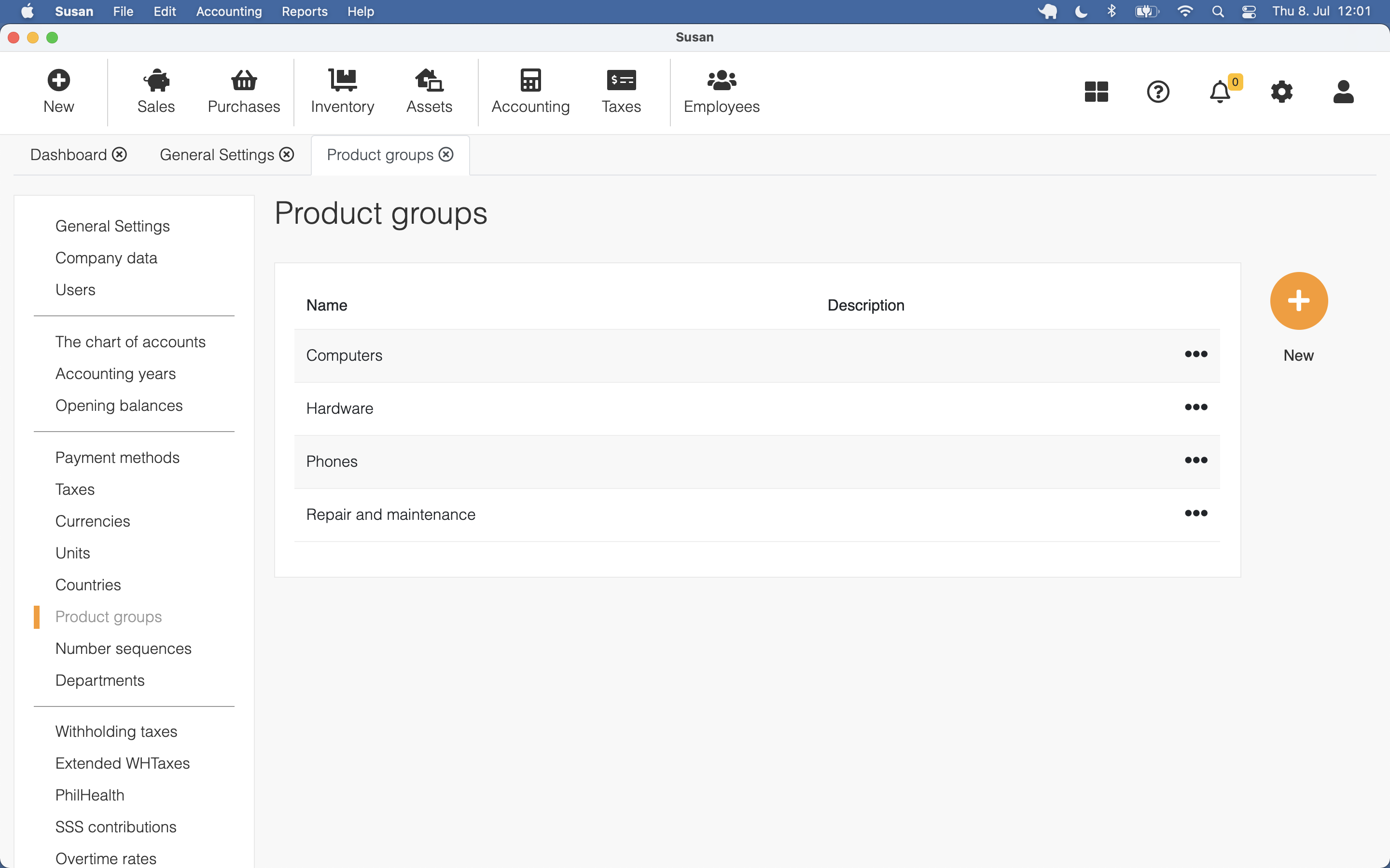 Product Groups